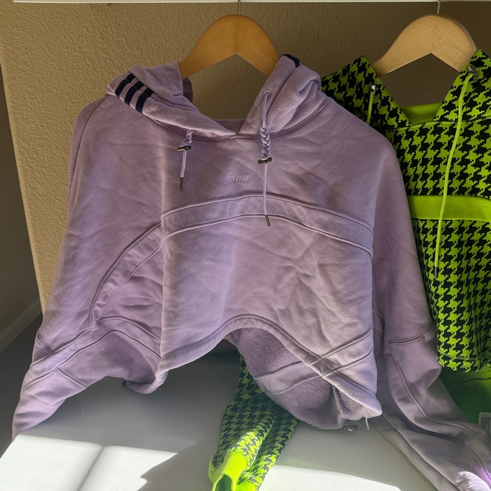 IVY PARK Tan, Green, and Purple Hooded Shrugs - Picture 7 of 16